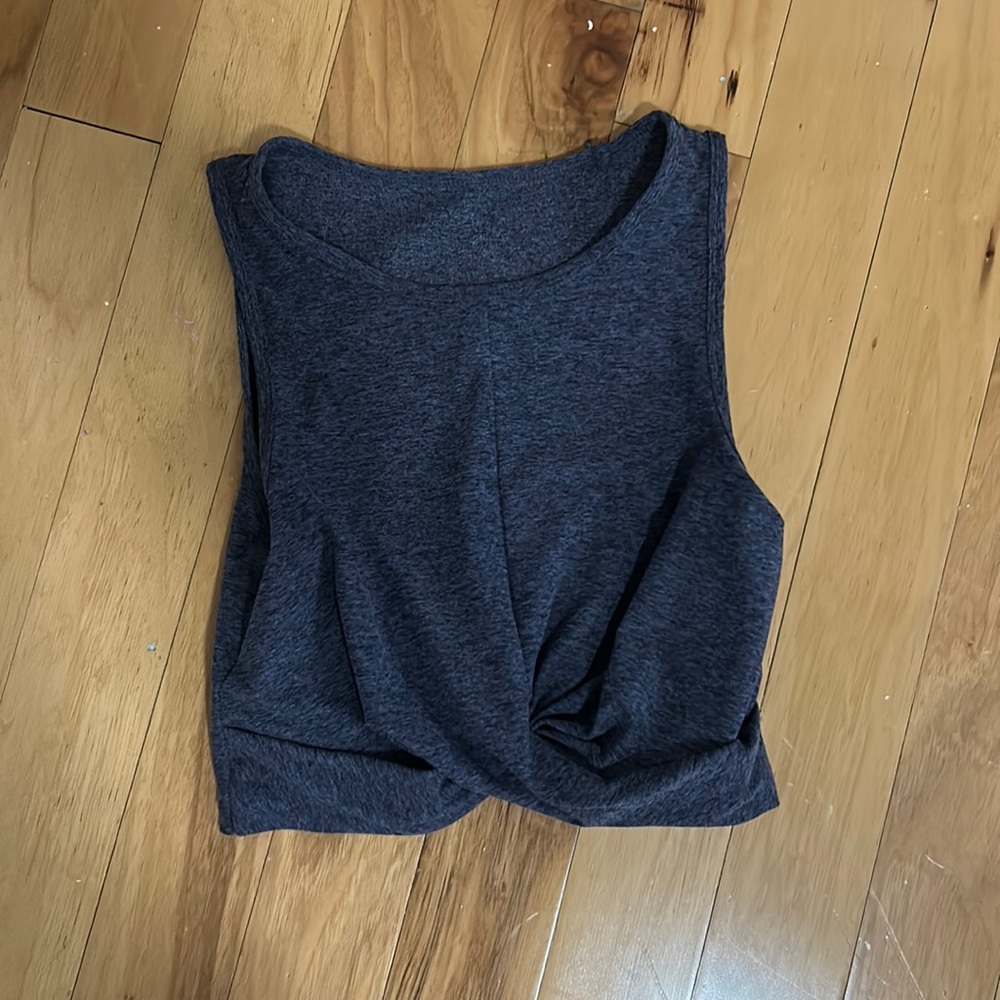 Navy/Purple athletic top